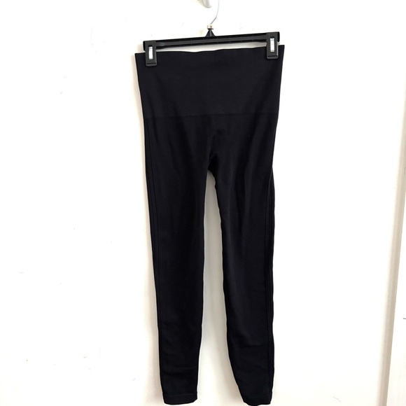 SPANX LOOK AT ME NOW SEAMLESS LEGGINGS BLACK SIZE L #FL3515 - Picture 3 of 10